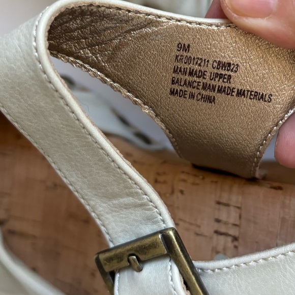 KORKS by Kork-Ease Dawson Wedge Sandals in
Off White Sz 8M - Picture 8 of 8